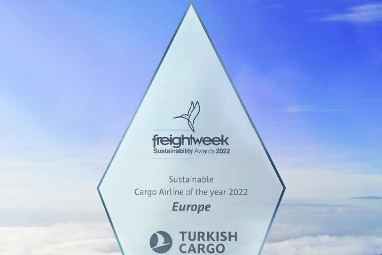 Turkish Cargo tops as Best Air Cargo Brand in Europe in the field of Sustainability